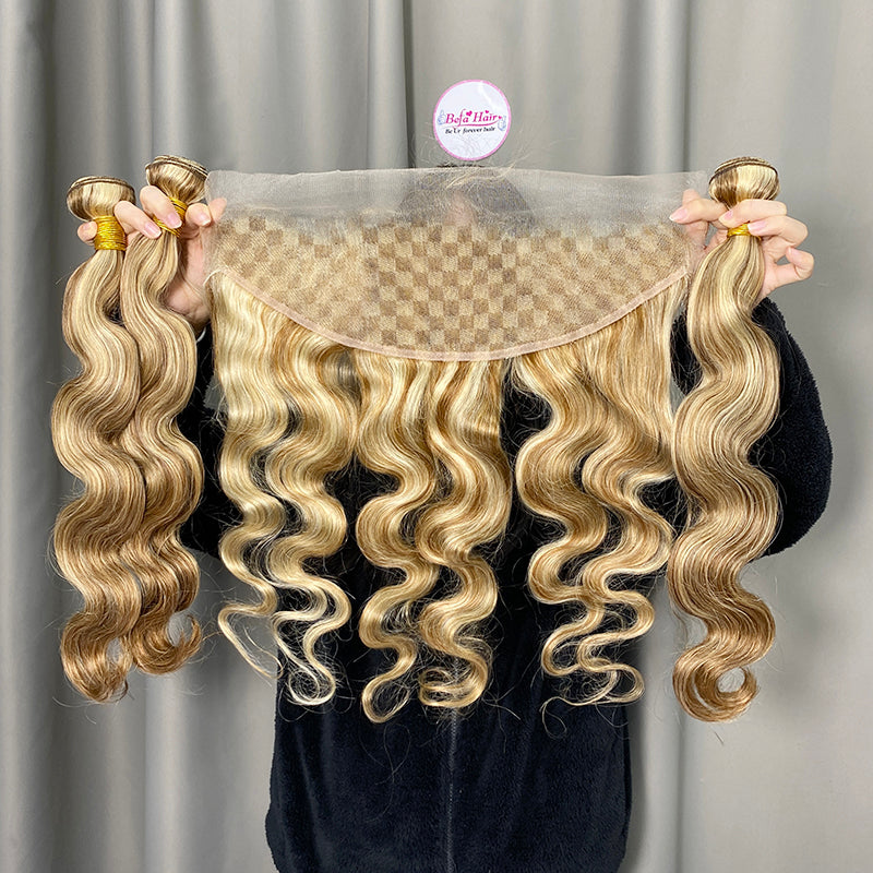 Pristine Luxury Brazilian Straight Bundle Deal - 3 Bundles + 13x4 HD Lace Frontal