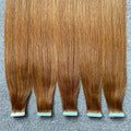 Pristine Luxury #4 Chocolate Brown Tape-in Hair Extensions - 100% Remy Human Hair