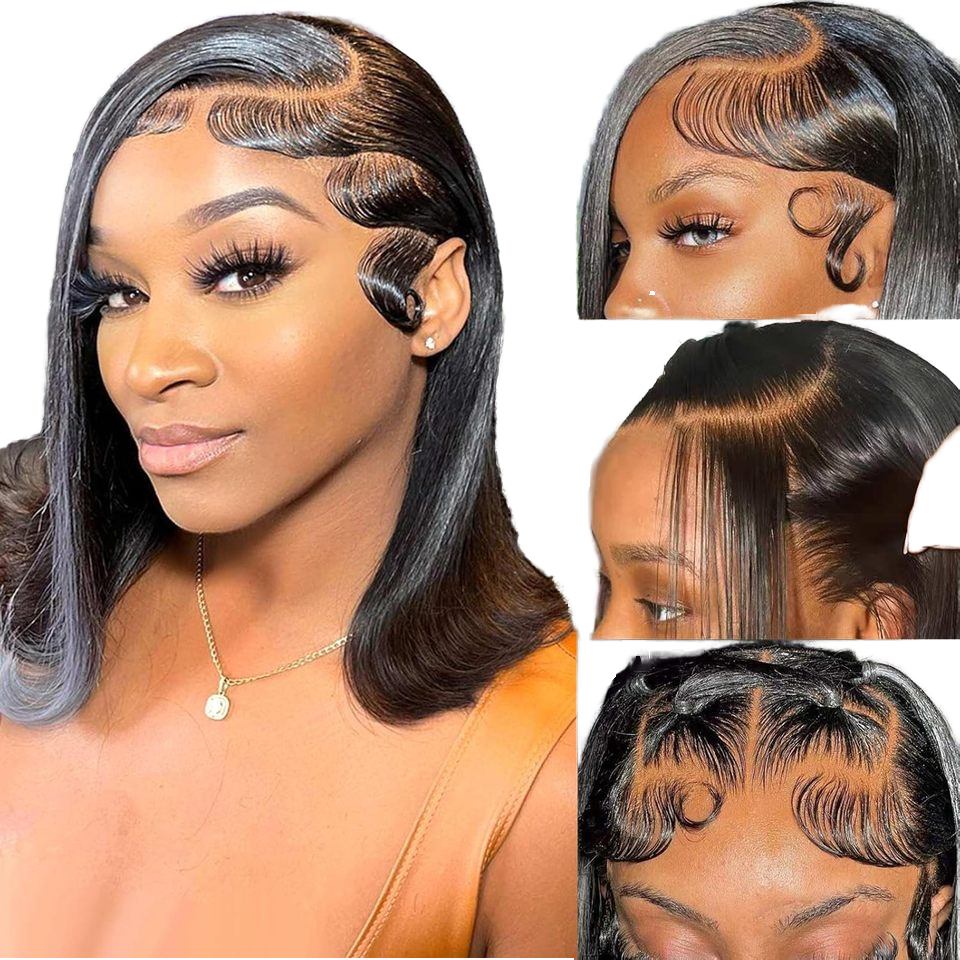 Pristine Luxury 13x4 HD Lace Front Bob Wig - 180% Density Short Straight Bob